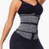 7 Steal Bones Neoprene Waist Trainer Double Belt with YKK zipper - Afbeelding 4