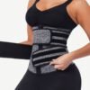 7 Steal Bones Neoprene Waist Trainer Double Belt with YKK zipper - Afbeelding 3