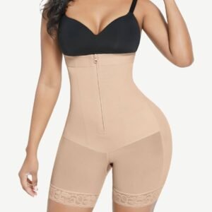 Butt Lift High Waisted Shapewear Shorts with Four Steel Bones