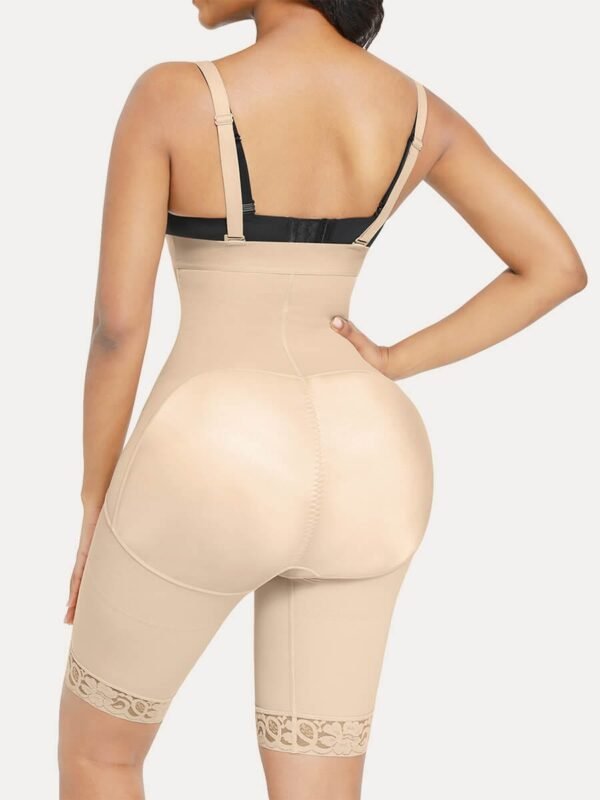 High Waisted Knee Length Fajas Shorts Good Elastic Sexy Spotlight - Afbeelding 2