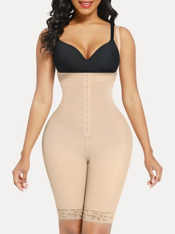High Waisted Knee Length Fajas Shorts Good Elastic Sexy Spotlight