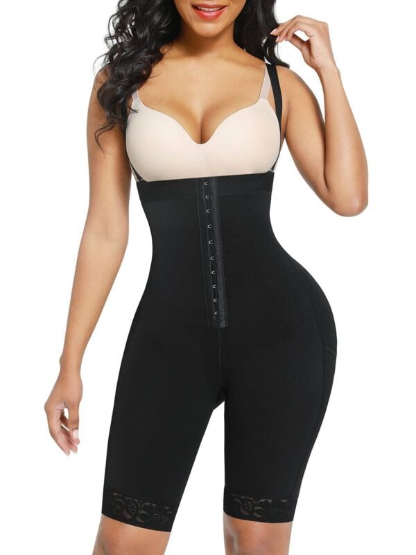 High Waisted Knee Length Fajas Shorts Good Elastic Sexy Spotlight - Afbeelding 4