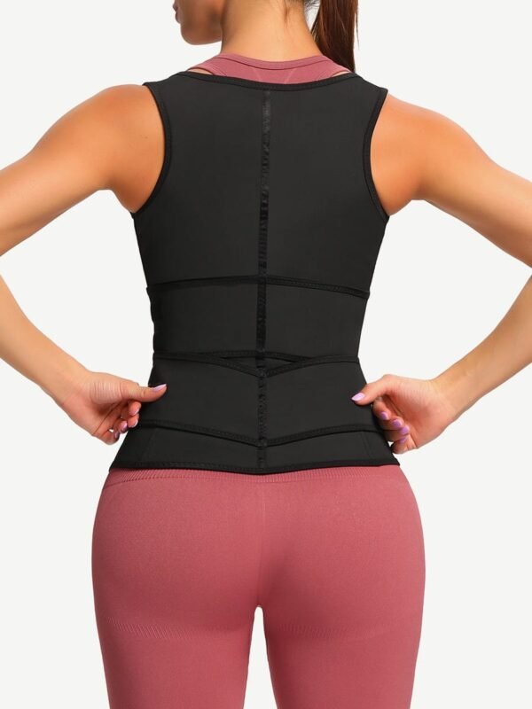 Latex Vest Shaper Double Belts With Zipper High-Compression - Afbeelding 3