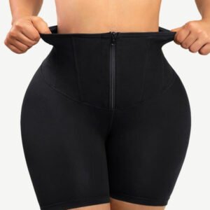 Latex Shorts Tummy Control with YKK zipper