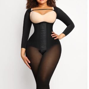 U-shaped Free Cutting Cuff Design Postsurgical Breast Support Butt Lifting Fajas