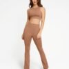Seamless Crew Neck Tracksuit with Flared Legs and Removable Breast Cups - Afbeelding 7