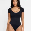 Eco-friendly Seamless Super Strong Chest Support Shapewear Bodysuit