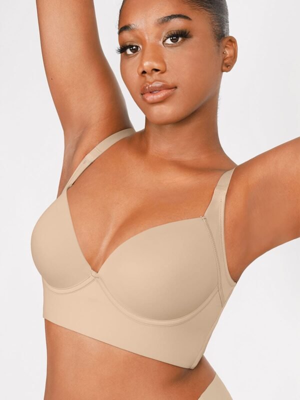 Fashion Deep Cup Bra Hides Back Fat Diva New Look with Shapewear Incorporated - Afbeelding 3