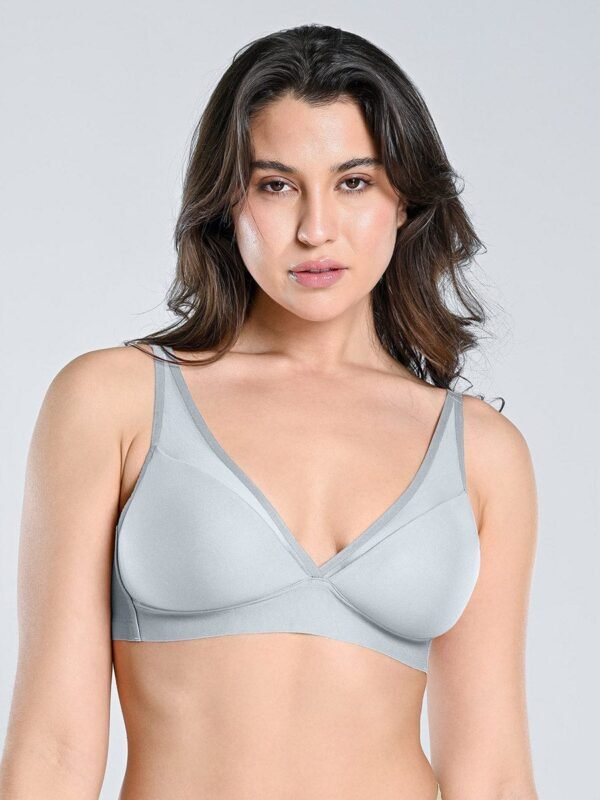 Seamless Comfort Support Shockproof Gather Bra - Afbeelding 3