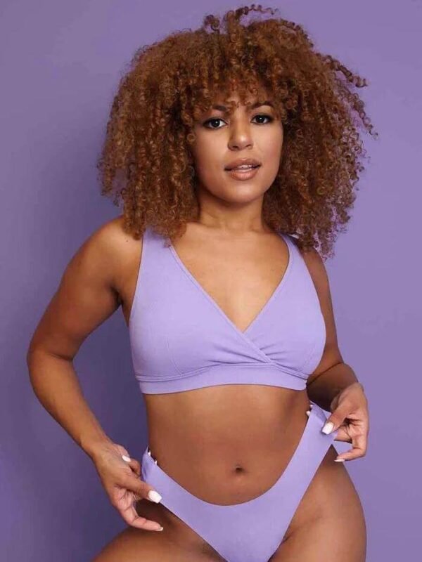 Eco-friendly Seamless Crossover Bra - Afbeelding 3