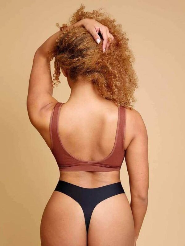 Eco-friendly Seamless Crossover Bra - Afbeelding 4