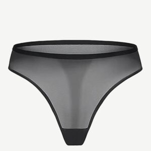 Mesh Seamless See-through Adjustable Shoulder Straps Three-Row Back Buckle Bra (Copy)