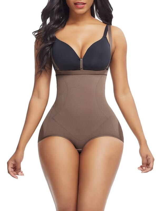 Adjustable Strap Sheer Mesh Seamless Panty Firm Foundations - Afbeelding 2