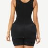Full Body Shaper Glue Zipper Open Crotch Lace Firm Foundations - Afbeelding 2