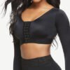 Post-surgical Crop Shapewear 3-Row Hooks Plus Size Instantly Slims