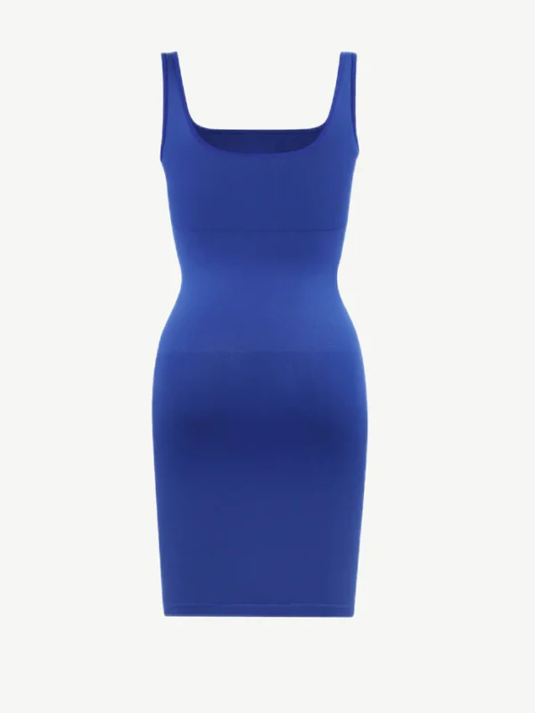 Eco-friendly Square-neck Shaper Snatched Seamless Dress - Afbeelding 11