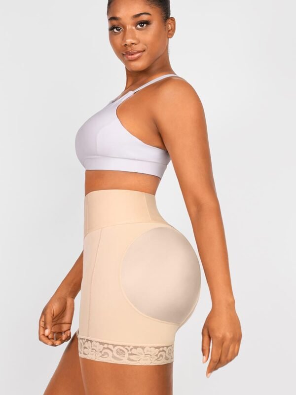 Butt Lifter Tummy Control Middle Waisted Mid Thigh Shaper Shorts - Afbeelding 3
