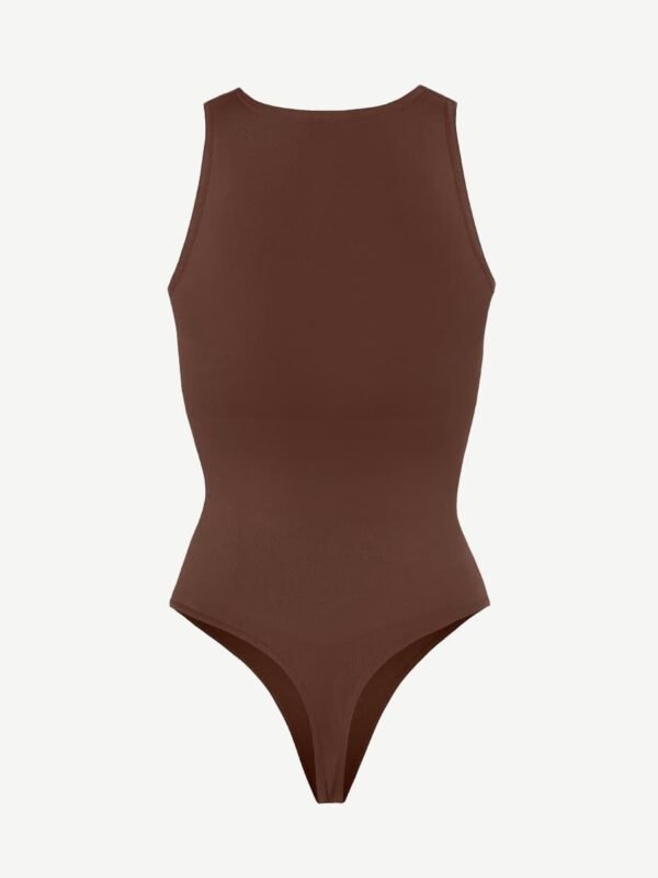 Eco-friendly Seamless Outer Crew Thong Bodysuit - Afbeelding 2