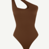 One-shoulder Cut Out Shapewear Bodysuit - Afbeelding 6