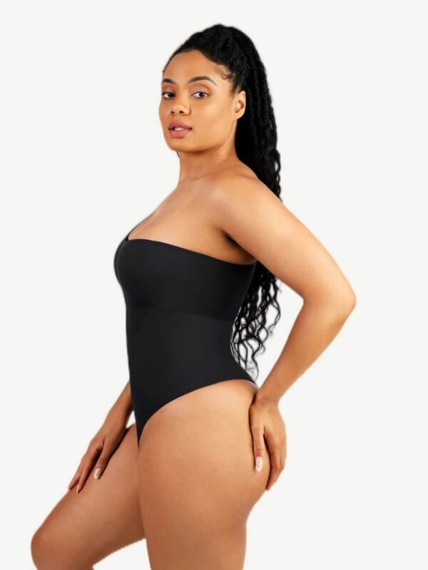 One-Shoulder Waist Sculpting Tummy Control Seamless Body Bodysuit - Afbeelding 2
