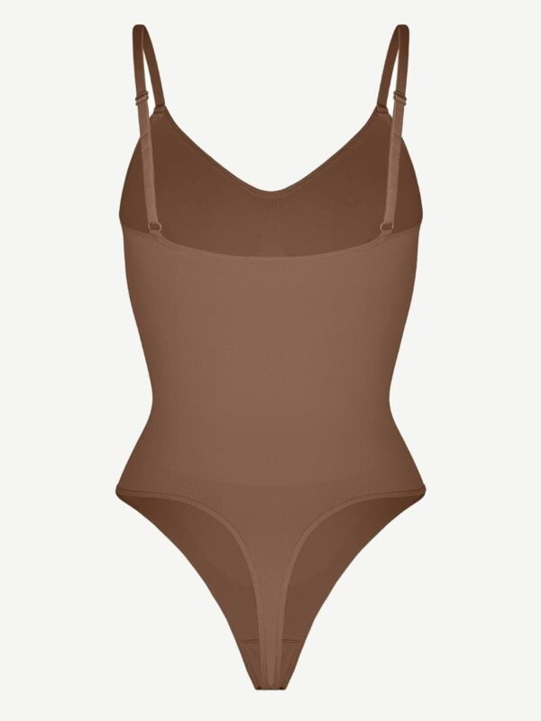 Seamless Scultp Covered Bust Jumpsuit Thong Bodysuit - Afbeelding 2
