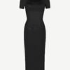 Seamless Eco-Friendly Back Slit Outer Shaping Dress With Removable Cups - Afbeelding 4