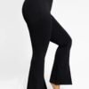 High-waisted Abdominal Control Front Slit Flare Legging - Afbeelding 6