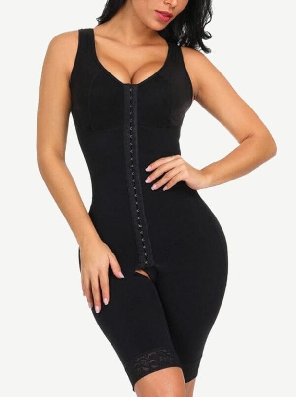 Ultimate Stretch Nude Hooks Crotchless Unpadded Big Size Fajas Bodysuit