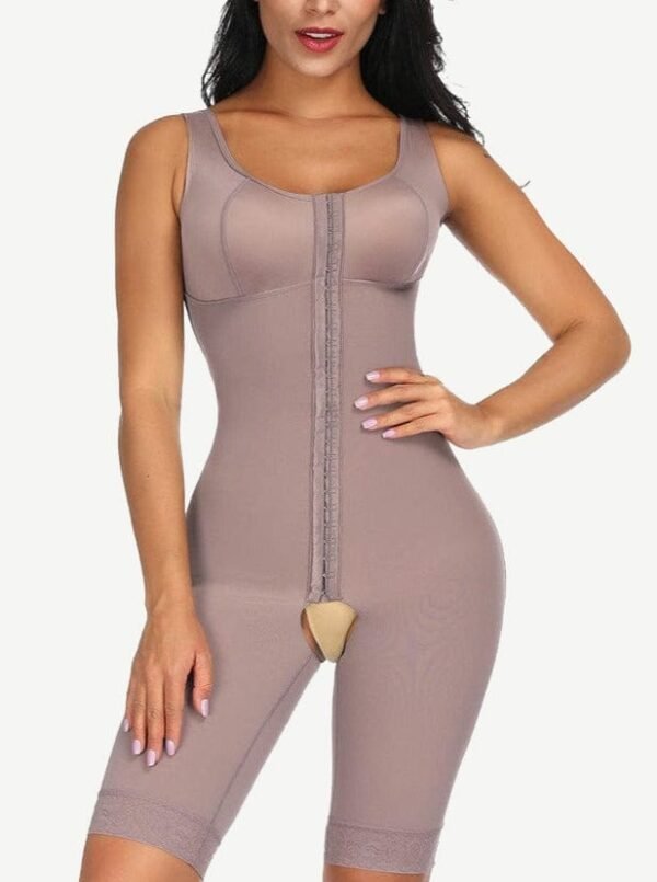 Ultimate Stretch Nude Hooks Crotchless Unpadded Big Size Fajas Bodysuit - Afbeelding 4