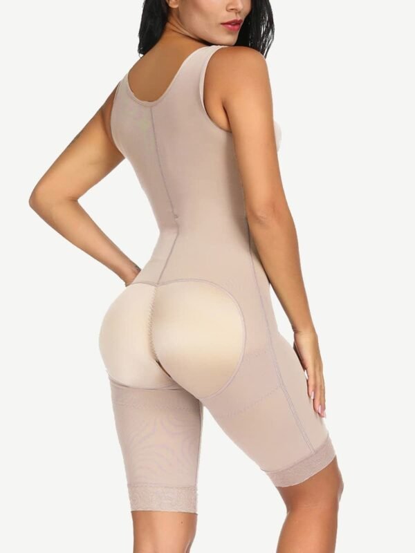 Ultimate Stretch Nude Hooks Crotchless Unpadded Big Size Fajas Bodysuit - Afbeelding 5