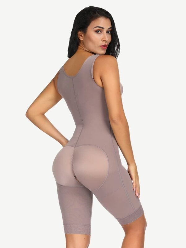 Ultimate Stretch Nude Hooks Crotchless Unpadded Big Size Fajas Bodysuit - Afbeelding 3