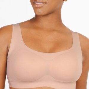 Non-marking and Comfort Bra with Drop Glue Design Supports Gathering Bust