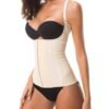 U Shape Neck Nude Plus Latex Waist Trainer Cami Straps Superior Quality - Afbeelding 2