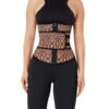 Miracle Zipper African Printing Latex Waist Trainer Slim Waist Colombian Waist T - Afbeelding 5
