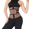 Miracle Zipper African Printing Latex Waist Trainer Slim Waist Colombian Waist T - Afbeelding 2