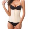 U Shape Neck Nude Plus Latex Waist Trainer Cami Straps Superior Quality - Afbeelding 4