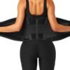 Black 5 Plastic Bones Neoprene Waist Trainer Belt Tummy - Afbeelding 3