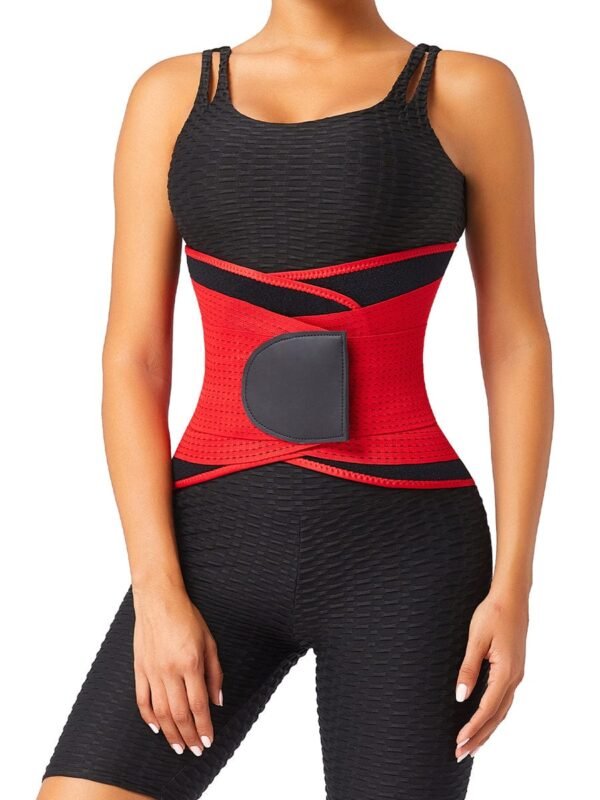 Black 5 Plastic Bones Neoprene Waist Trainer Belt Tummy - Afbeelding 9