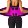 Black 5 Plastic Bones Neoprene Waist Trainer Belt Tummy - Afbeelding 5