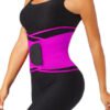 Black 5 Plastic Bones Neoprene Waist Trainer Belt Tummy - Afbeelding 7