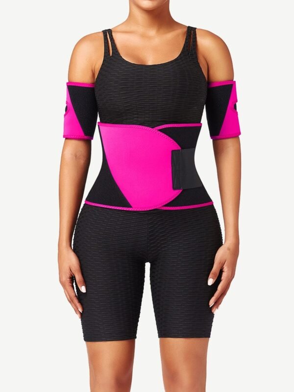 Neoprene Slimming Color Block Waist Trainer Best Tummy - Afbeelding 7