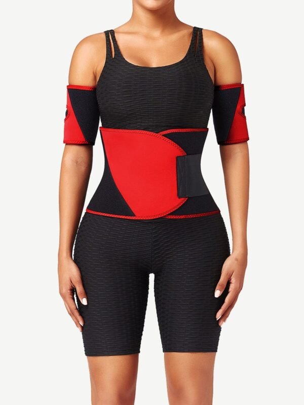 Neoprene Slimming Color Block Waist Trainer Best Tummy - Afbeelding 5