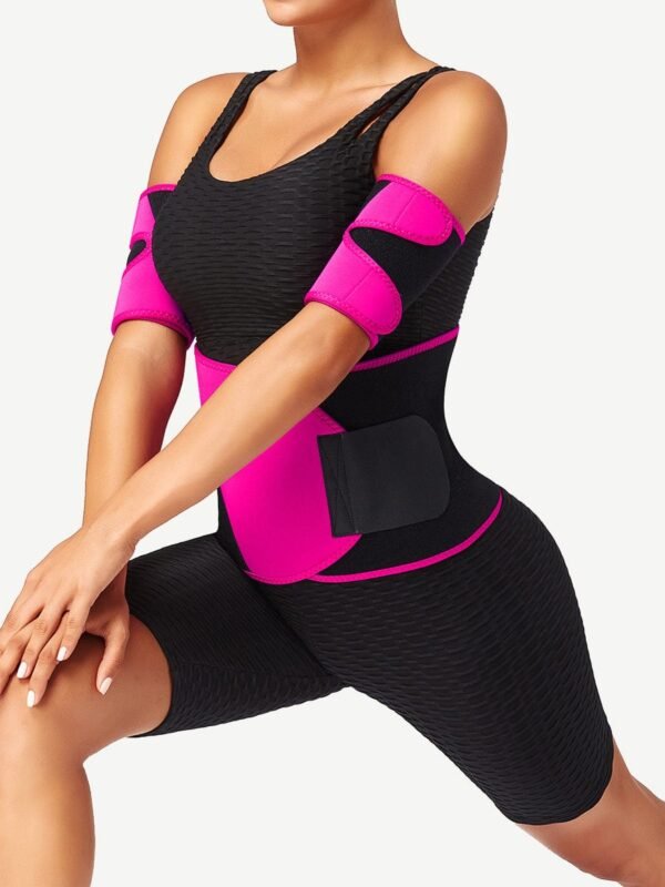 Neoprene Slimming Color Block Waist Trainer Best Tummy - Afbeelding 6
