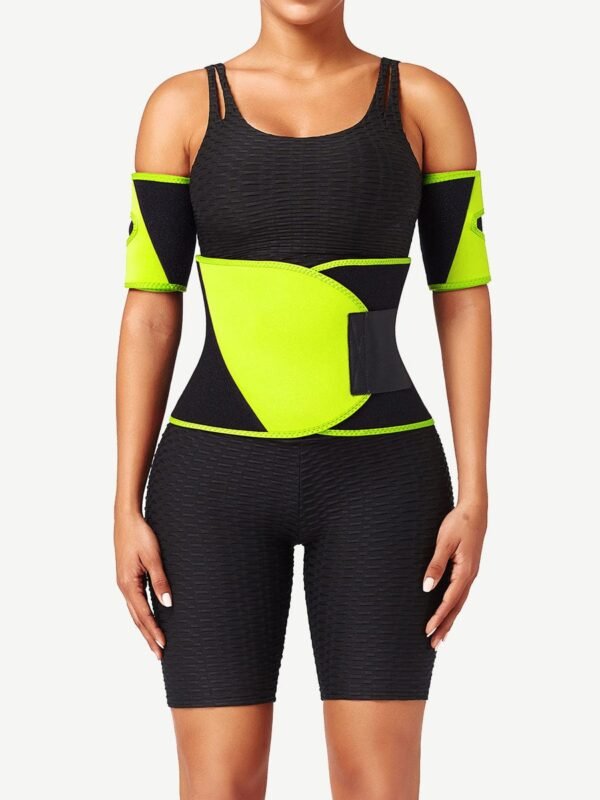 Neoprene Slimming Color Block Waist Trainer Best Tummy - Afbeelding 3