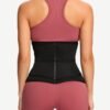 Athletic Waist Trainer Black Big Size Neoprene With Sticker Tummy Control - Afbeelding 4