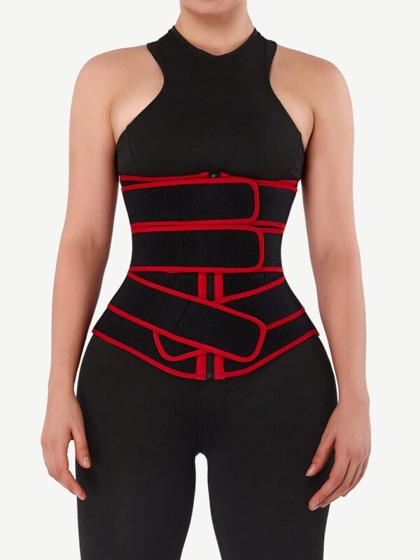 Flatten Tummy Neoprene Zip Three-Belt Waist Trainer - Afbeelding 7