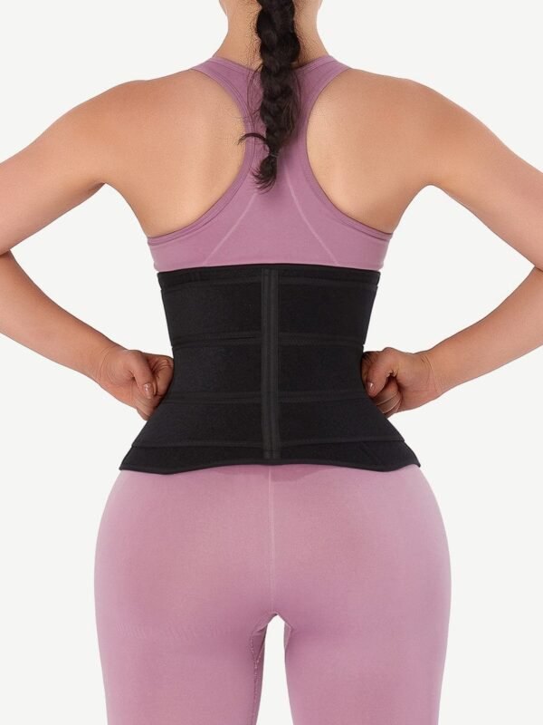 Flatten Tummy Neoprene Zip Three-Belt Waist Trainer - Afbeelding 3