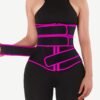 Flatten Tummy Neoprene Zip Three-Belt Waist Trainer