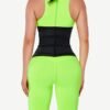 Rose Red Tummy Waist Trainer 7 Steel Bones Latex Zipper Control Midsection - Afbeelding 6