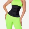 Rose Red Tummy Waist Trainer 7 Steel Bones Latex Zipper Control Midsection - Afbeelding 7